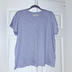 BNWT Madewell Dolman Sleeve Tee Washed Lavender L
